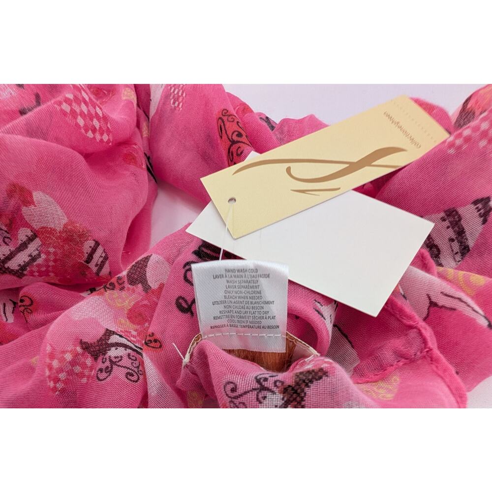 Valentines Day Animal Heart Scarf by Collection Eighteen - Picture 6 of 9
